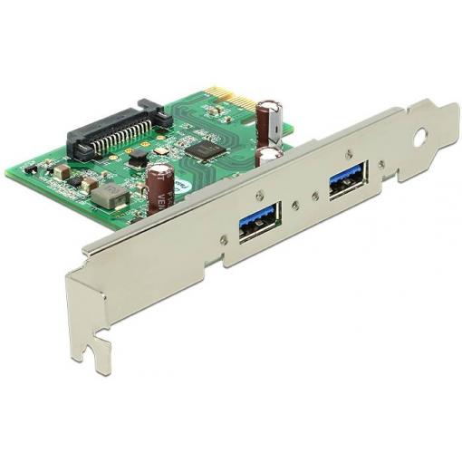 Delock 89391 karta PCI-Express USB 3.2 (Gen 1x1) PCIe