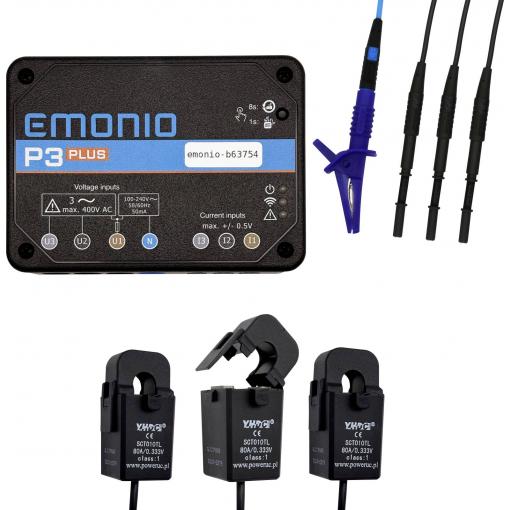 Emonio P3plus 80A sada měřiče spotřeby el. energie