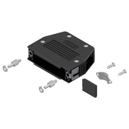 Conec SnapLock 16-003270E D-SUB pouzdro Pólů: 25 plast 90 °, 180 ° černá 1 ks