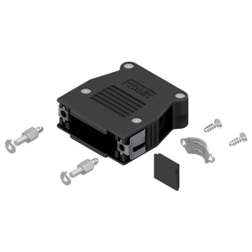 Conec SnapLock 16-003260E D-SUB pouzdro Pólů: 15 plast 90 °, 180 ° černá 1 ks