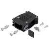 Conec SnapLock 16-003250E D-SUB pouzdro Pólů: 9 plast 90 °, 180 ° černá 1 ks