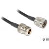 Delock pro Wi-Fi antény kabel [1x N zástrčka - 1x N zásuvka] 6 m černá