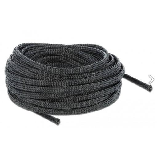 Delock 18848 18848 ochranný oplet černá polyester 10 m 3 do 9 mm 1 ks