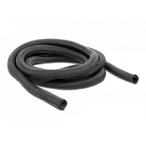 Delock 19047 19047 ochranný oplet černá polyester 10 m 26 mm (max) 1 ks