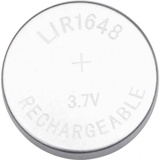 Akyga AKY1964 knoflíkový akumulátor LIR 1648 Li-Ion 80 mAh 3.7 V 1 ks