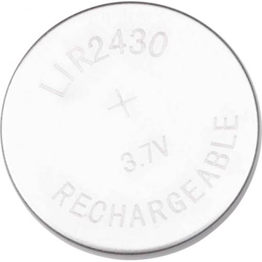 Akyga AKY1889 knoflíkový akumulátor LIR 2430 Li-Ion 95 mAh 3.7 V 1 ks
