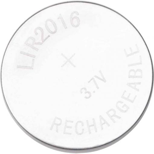 Akyga AKY1981 knoflíkový akumulátor LIR 2016 Li-Ion 22 mAh 3.7 V 1 ks