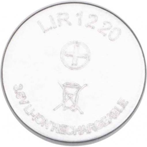 Akyga AKY1933 knoflíkový akumulátor LIR 1220 Li-Ion 9 mAh 3.7 V 1 ks