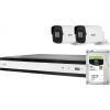 ABUS ABUS Komplett-Set mit 2 PoE Mini Tube-Kameras + Rekorder TVVR36423T LAN IP-sada bezpečnostní kamery 1920 x 1080 Pixel