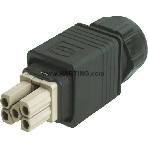 HARTING 09352320423 konektorová vložka, zásuvka, seria Han® PushPull Power, 1 ks