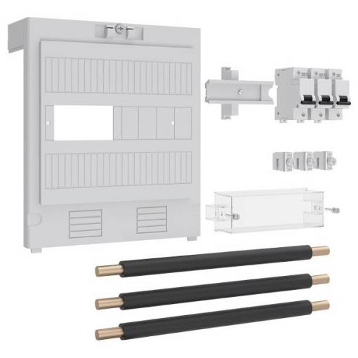 ABN BP116KB Montážní sada na PE svorku chráněná proti doteku pro SAS 12x5 mm, 16 mm2 v AR Osazovací sada 1 ks
