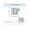 Smart senzor teploty a vlhkosti MOES WSS-FL-TH16-WH WiFi Tuya