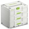 Festool Systainer SYS3-SORT/3 M 337 577769 transportní kufr (d x š x v) 396 x 296 x 337 mm