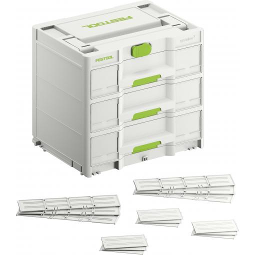 Festool Systainer SYS3-SORT/3 M 337 577769 transportní kufr (d x š x v) 396 x 296 x 337 mm