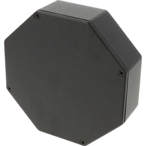 Hammond Electronics 1590WSTPCBK pouzdro 133 x 133 x 38 hliník, ocel černá 1 ks
