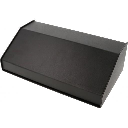 Hammond Electronics 1456FH2BKBK pultové pouzdro 216 x 165 x 51 hliník černá 1 ks