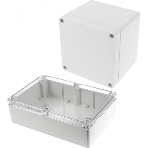 Hammond Electronics 1554RL2GYSL pouzdro 160 x 160 x 45 polykarbonát světle šedá 1 ks