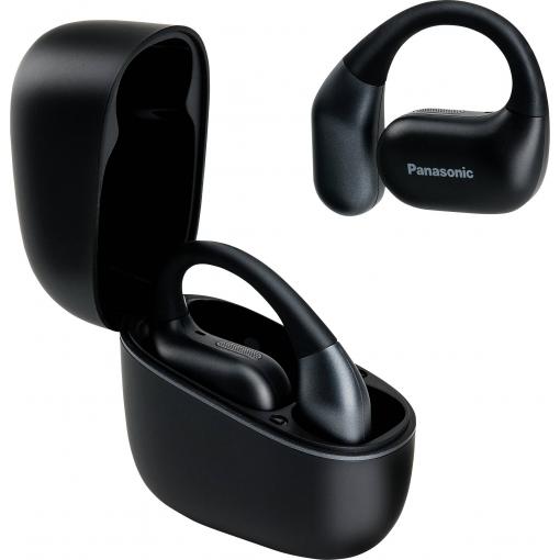 Panasonic RB-F10DE-K špuntová sluchátka (In Ear) Bluetooth® černá Redukce šumu mikrofonu Nabíjecí pouzdro sportovní