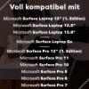 honju DarkRoom brašna na tablet Microsoft Microsoft Surface Laptop 1/2/3/4/5/6 (13,5) / 7 (13,8), Surface Laptop Go 1/2/3 (12,4), Surface Laptop 13 Zoll (1.