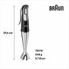 Braun MQ 7045X tyčový mixér 1000 W černá