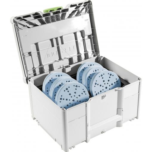 Festool 578192 Box na brusné kotouče Průměr 150 mm Zrnitost=60, 80, 120, 150, 180, 220 1 sada