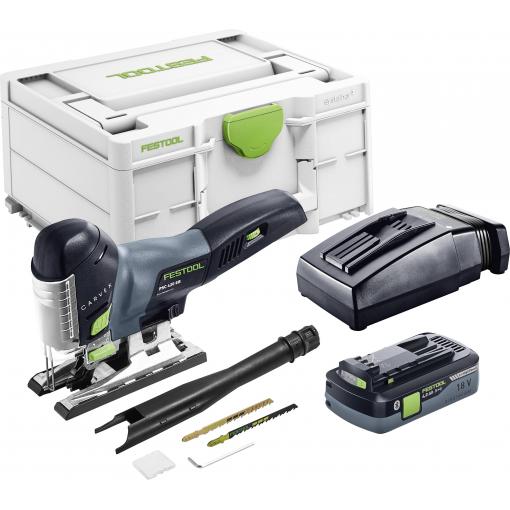 Festool PSC 420 HPC 4,0 EBI-Plus akumulátorová kyvadlová tažná pila , akumulátor, vč. nabíječky, 18 V, 4.00 Ah, 576525