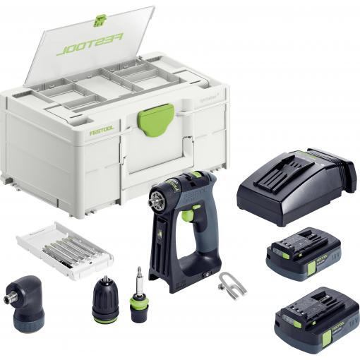 Festool CXS 18 C 3,0-Set aku vrtací šroubovák, 18 V, 3.00 Ah akumulátor, vč. nabíječky, 576884