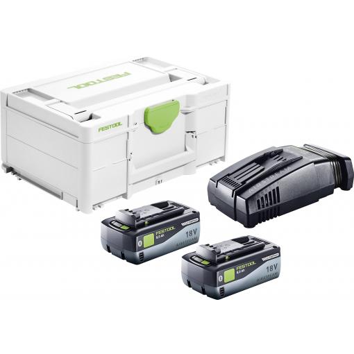Festool SYS 18V 2x8,0/SCA16 Energetická sada 577327 vč. 2x aku, vč. nabíječky