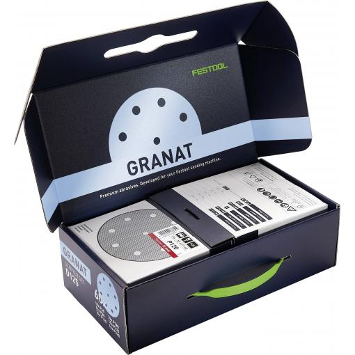 Festool 578668 Sada brusných kotoučů Průměr 125.00 mm Zrnitost=60, 80, 120, 180, 220, 320 1 sada