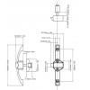 Nábytkový zámek do karavanu chromovaný push-lock h_v141e
