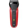 Braun Series 3 300s 81569932 foliový zastřihovač červená, černá
