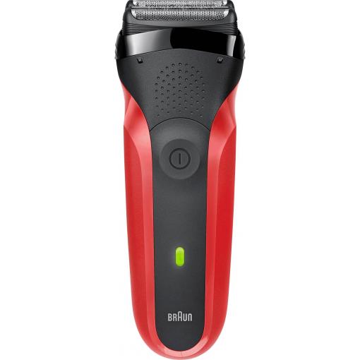 Braun Series 3 300s 81569932 foliový zastřihovač červená, černá