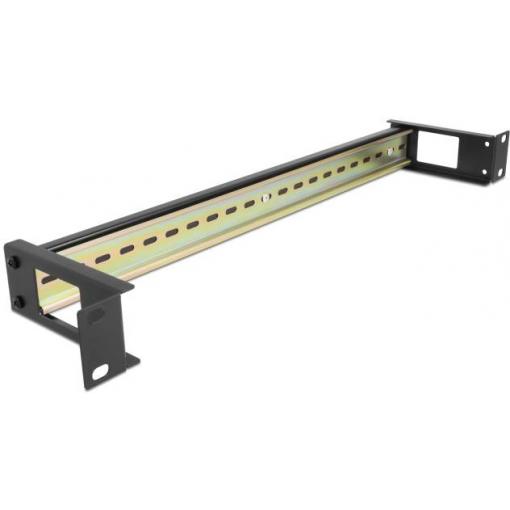 Delock 67031 19 palec Zásuvný systém pro síťové stojany (racky) 1 U černá