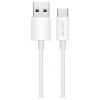LogiLink Kabel USB-C USB 2.0 USB-A zástrčka, USB-C ® zástrčka 1 m bílá látkový potah CU0321