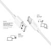 LogiLink Kabel USB-C USB 2.0 USB-A zástrčka, USB-C ® zástrčka 1 m bílá látkový potah CU0321