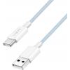 LogiLink Kabel USB-C USB 2.0 USB-A zástrčka, USB-C ® zástrčka 1 m modrá CU0330