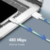 LogiLink Kabel USB-C USB 2.0 USB-A zástrčka, USB-C ® zástrčka 0.5 m zelená CU0326