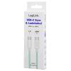 LogiLink Kabel USB-C USB 2.0 USB-C ® zástrčka 1 m zelená CU0347