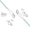 LogiLink Kabel USB-C USB 2.0 USB-C ® zástrčka 1 m zelená CU0347