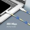 LogiLink Kabel USB-C USB 2.0 USB-C ® zástrčka 1 m žlutá CU0353