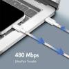 LogiLink Kabel USB-C USB 2.0 USB-C ® zástrčka 1.5 m růžová CU0345