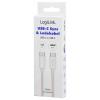 LogiLink Kabel USB-C USB 2.0 USB-C ® zástrčka 1 m růžová CU0344