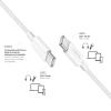 LogiLink Kabel USB-C USB 2.0 USB-C ® zástrčka 0.5 m bílá CU0340