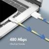 LogiLink Kabel USB-C USB 2.0 USB-A zástrčka, USB-C ® zástrčka 1.5 m žlutá CU0334