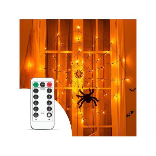 Řetěz světelný FAMILY 58150 Halloween pavučina