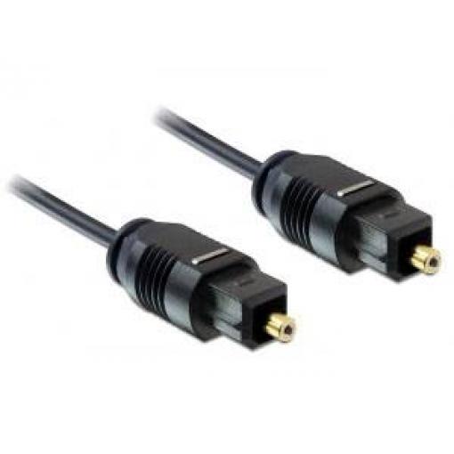 Delock 82880 Toslink audio kabel [1x Toslink zástrčka (ODT) - 1x Toslink zástrčka (ODT)] 2 m černá