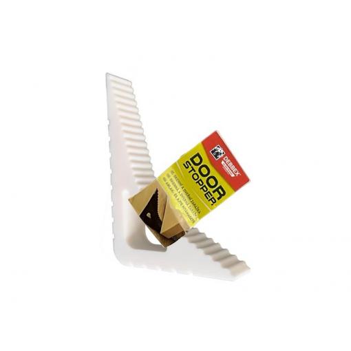 Zarážka do dveří a oken DEBBEX Door Stopper bílá 1ks