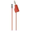 VOLTCRAFT MSL-315 rot měřicí kabel 4 mm zástrčka zásuvka 0,64 mm 1 m červená 1 ks