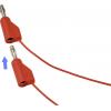 VOLTCRAFT MSL-315 rot měřicí kabel 4 mm zástrčka zásuvka 0,64 mm 1 m červená 1 ks