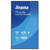 Iiyama LH7575UHS-B2AG displej Digital Signage Energetická třída (EEK2021): G (A - G) 189.3 cm 75 palec 3840 x 2160 Pixel 24/7